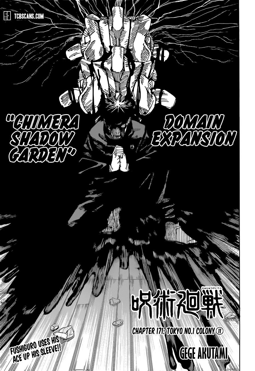 Jujutsu Kaisen Manga Chapter - 171 - image 1