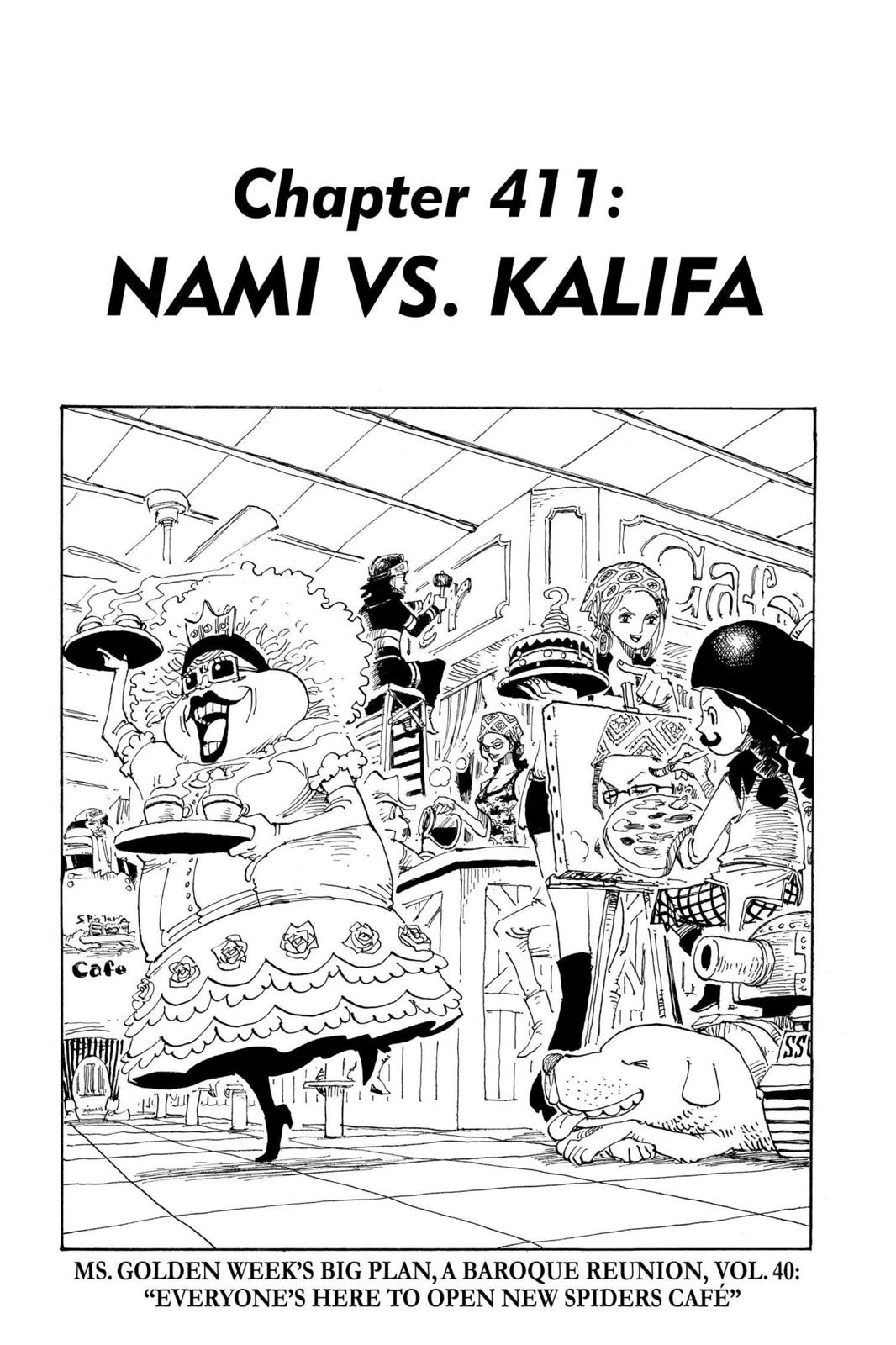 One Piece Manga Manga Chapter - 411 - image 1