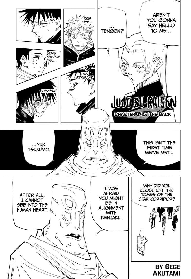Jujutsu Kaisen Manga Chapter - 145 - image 1
