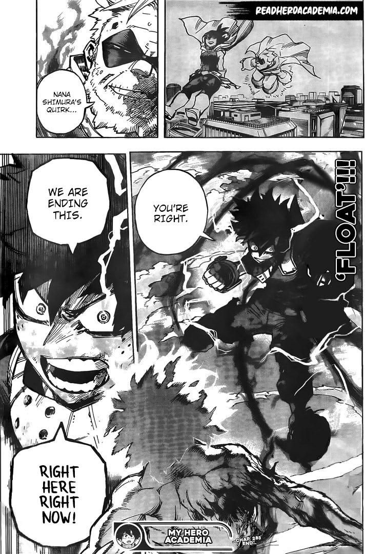 My Hero Academia Manga Manga Chapter - 283 - image 17