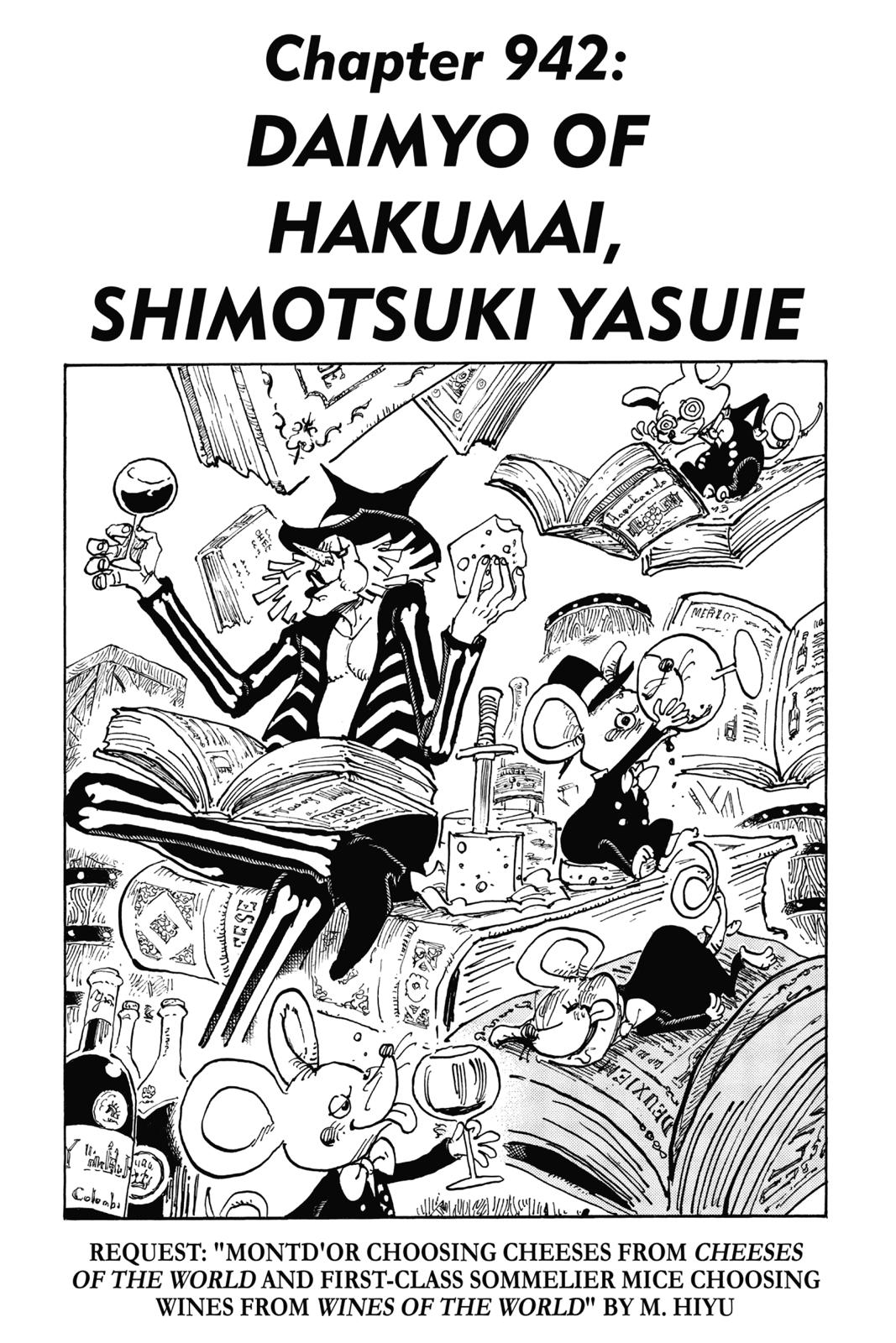 One Piece Manga Manga Chapter - 942 - image 1