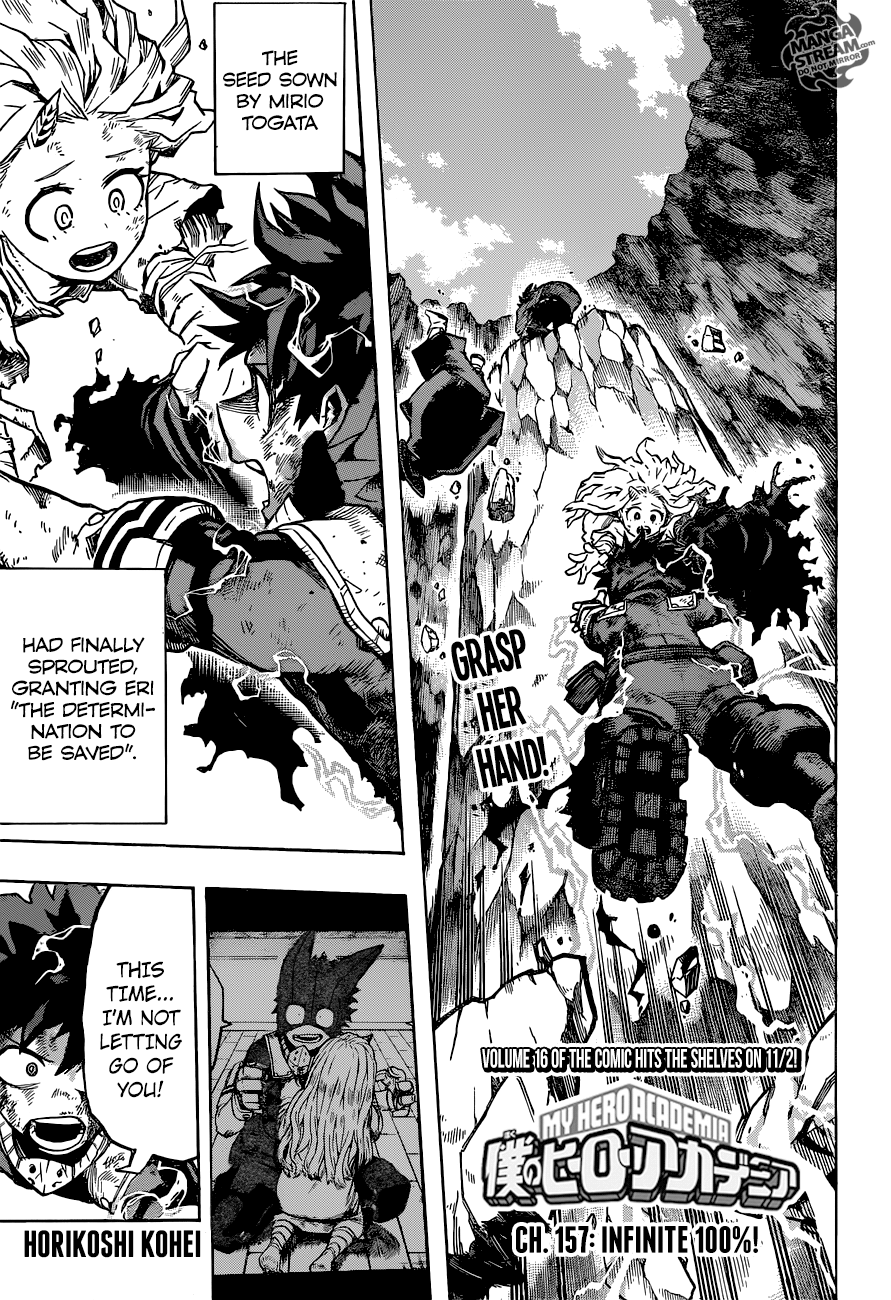 My Hero Academia Manga Manga Chapter - 157 - image 1