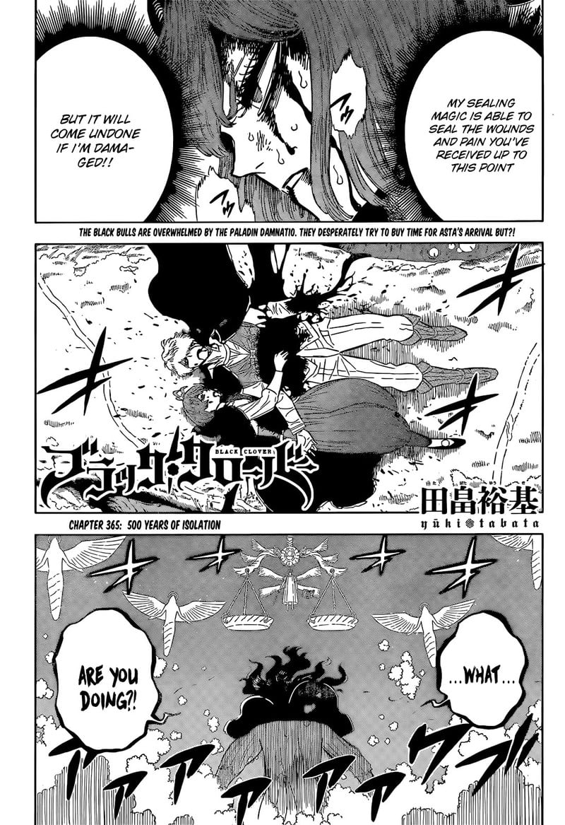 Black Clover Manga Manga Chapter - 365 - image 1