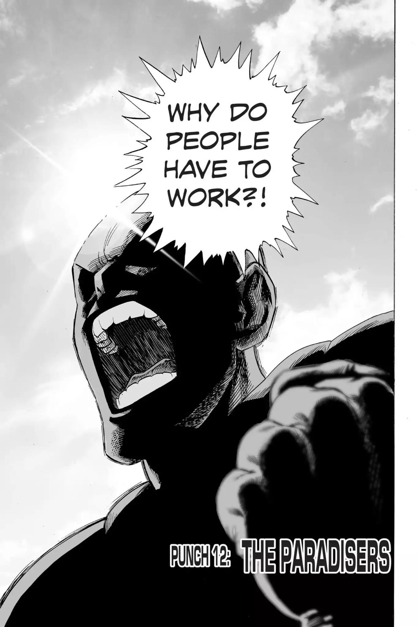One Punch Man Manga Manga Chapter - 12 - image 1