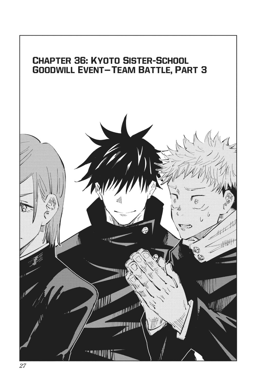 Jujutsu Kaisen Manga Chapter - 36 - image 1