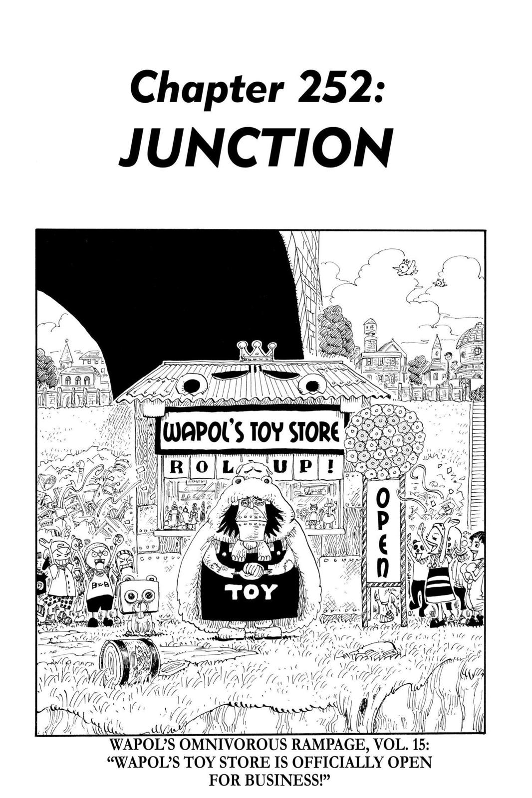 One Piece Manga Manga Chapter - 252 - image 1