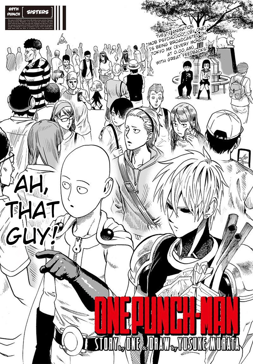 One Punch Man Manga Manga Chapter - 65 - image 1