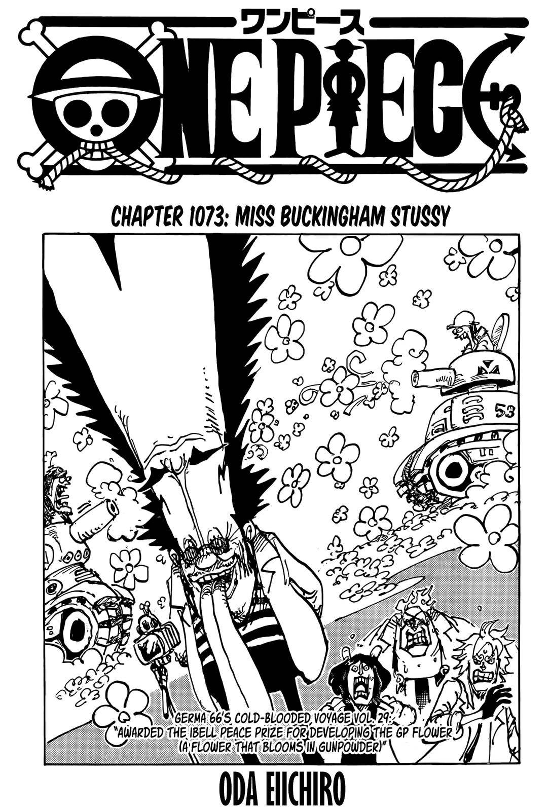 One Piece Manga Manga Chapter - 1073 - image 1