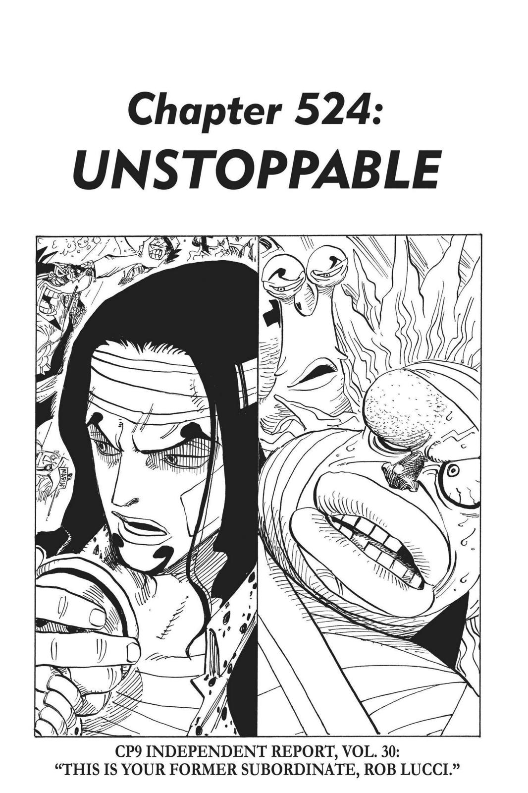 One Piece Manga Manga Chapter - 524 - image 1