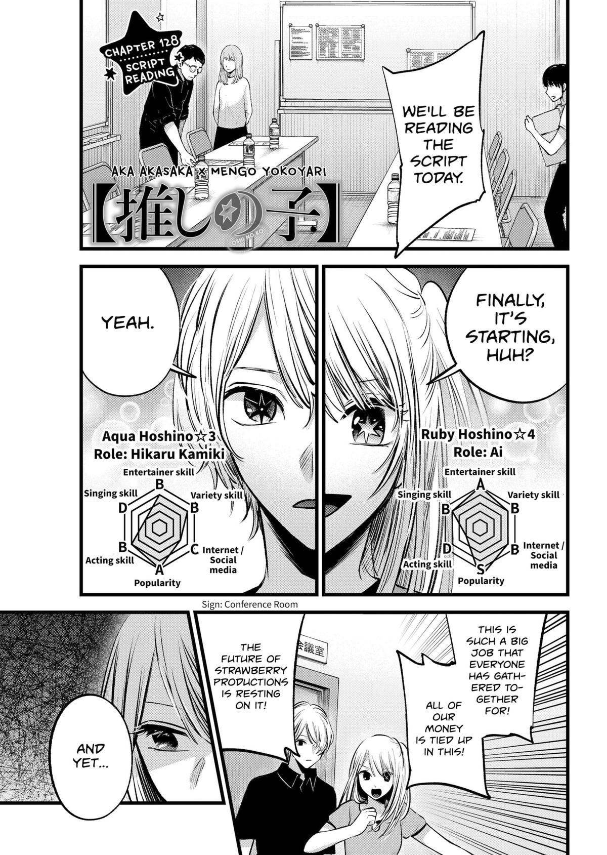 Oshi No Ko Manga Manga Chapter - 128 - image 1