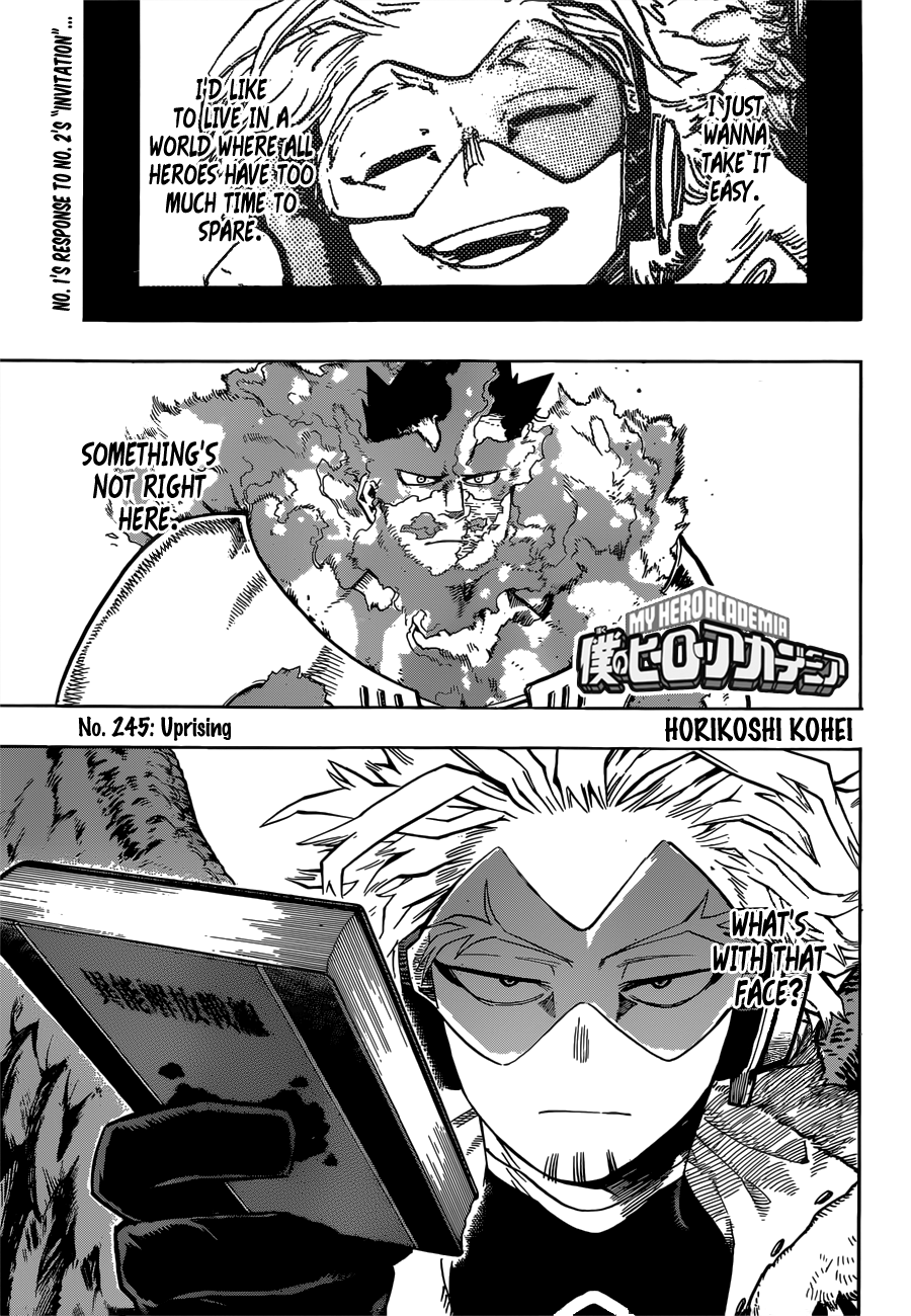 My Hero Academia Manga Manga Chapter - 245 - image 1