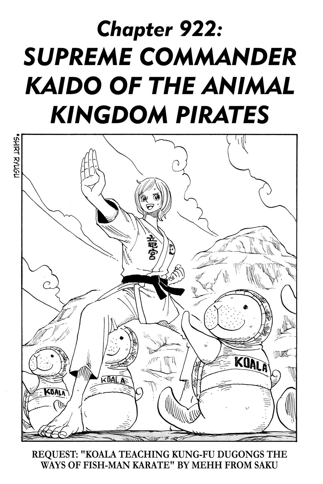 One Piece Manga Manga Chapter - 922 - image 7