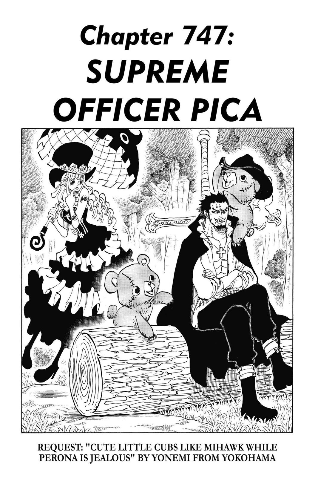 One Piece Manga Manga Chapter - 747 - image 1
