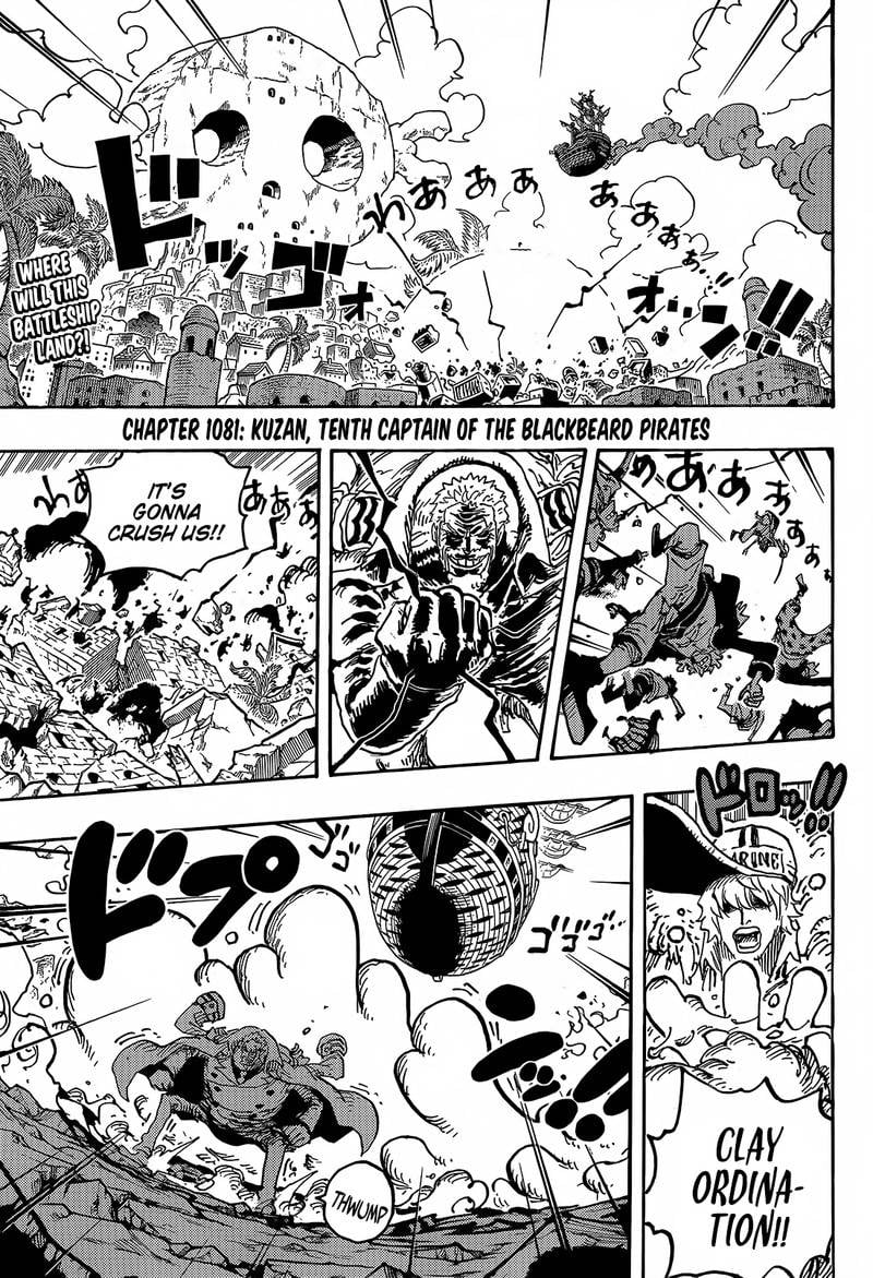 One Piece Manga Manga Chapter - 1081 - image 3