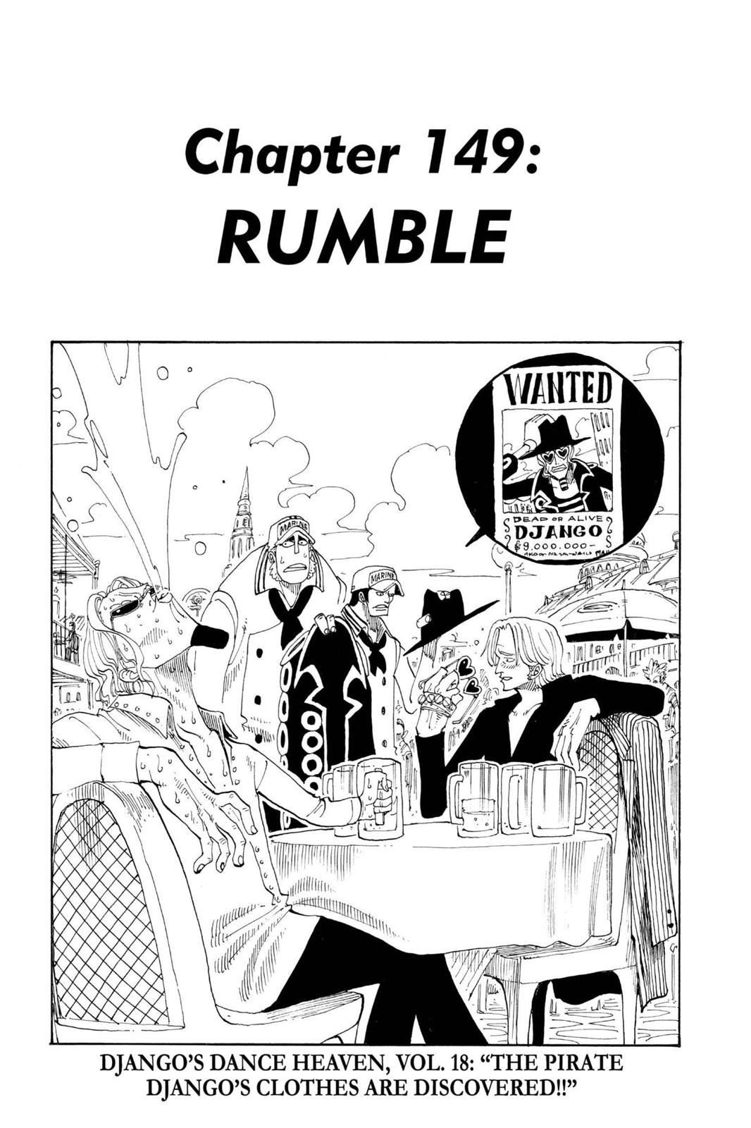 One Piece Manga Manga Chapter - 149 - image 1