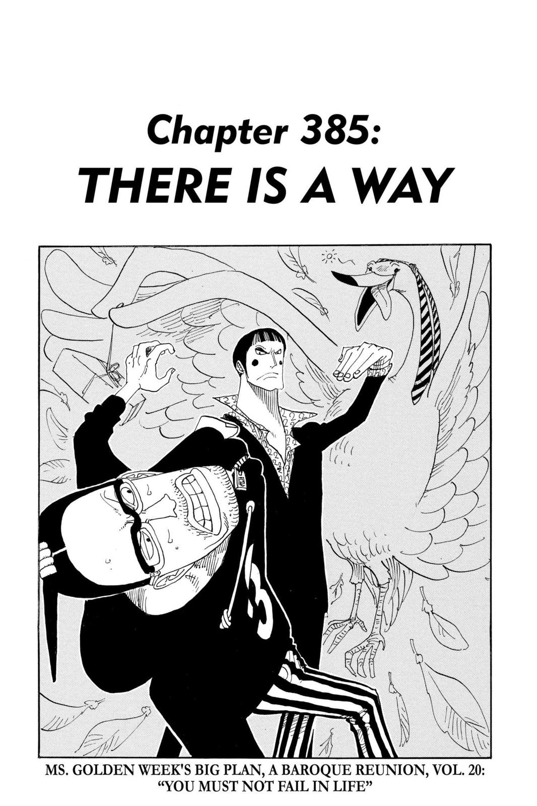 One Piece Manga Manga Chapter - 385 - image 1