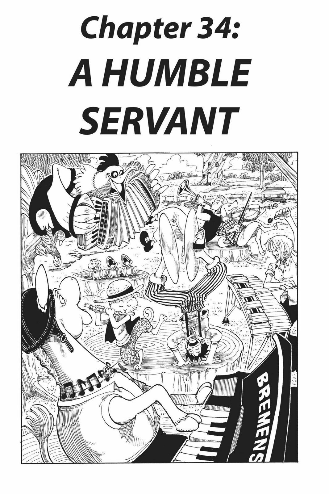 One Piece Manga Manga Chapter - 34 - image 1