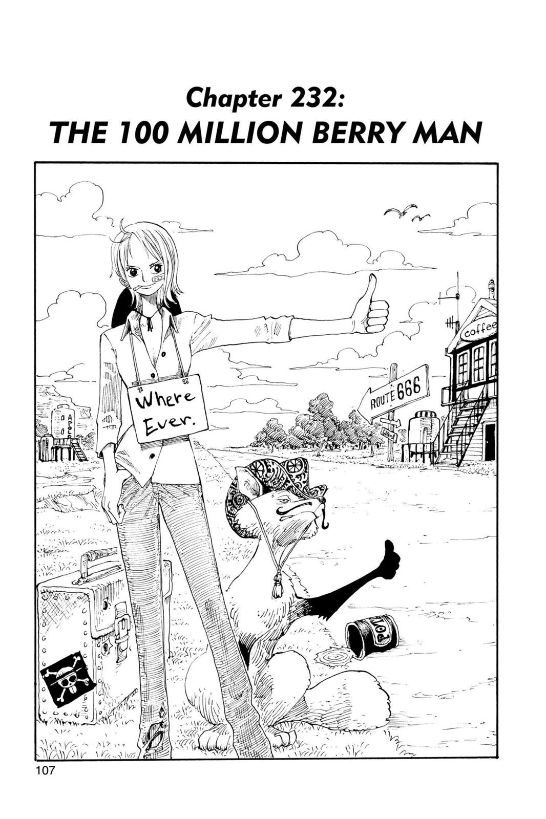 One Piece Manga Manga Chapter - 232 - image 1