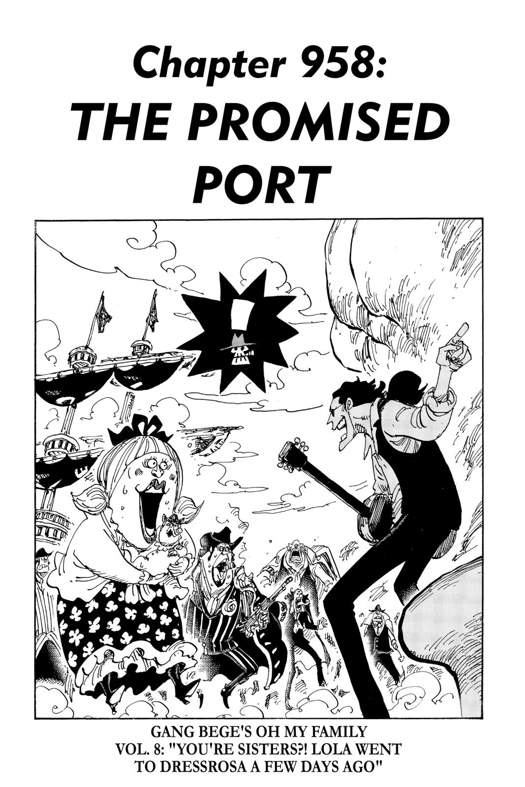 One Piece Manga Manga Chapter - 958 - image 1