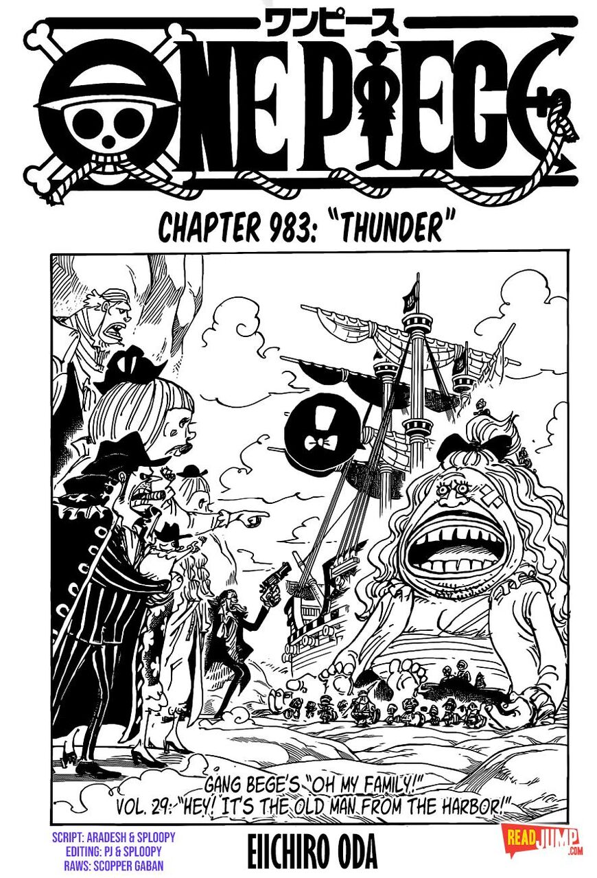 One Piece Manga Manga Chapter - 983 - image 1