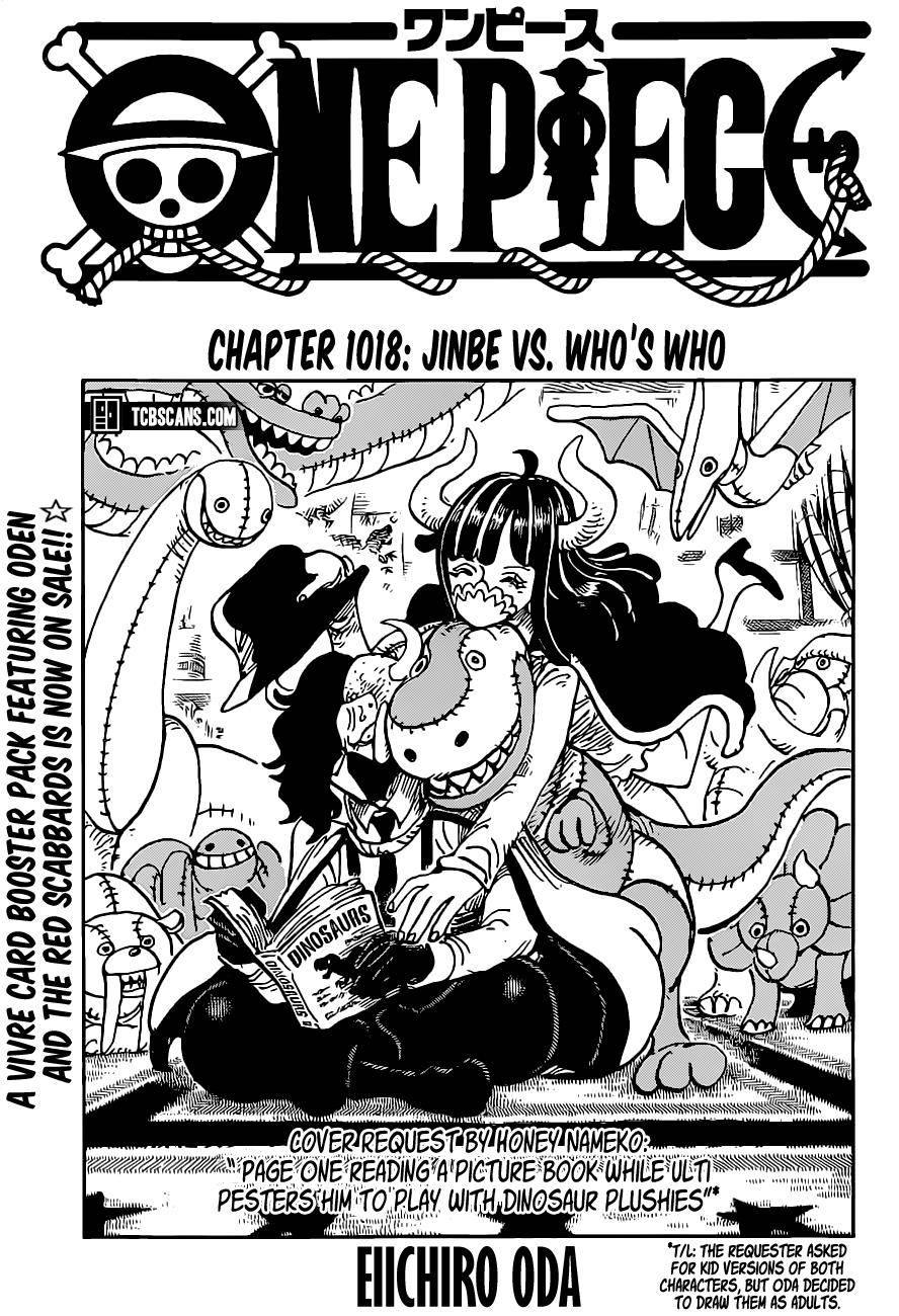 One Piece Manga Manga Chapter - 1018 - image 1