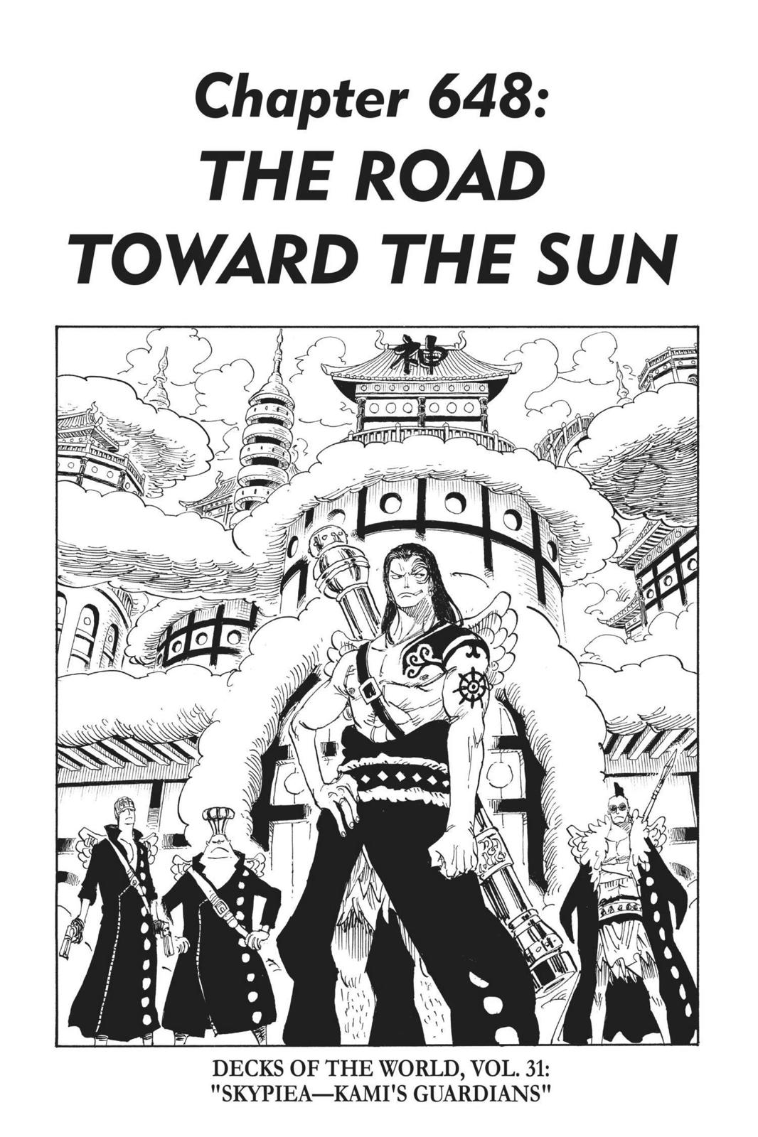 One Piece Manga Manga Chapter - 648 - image 1