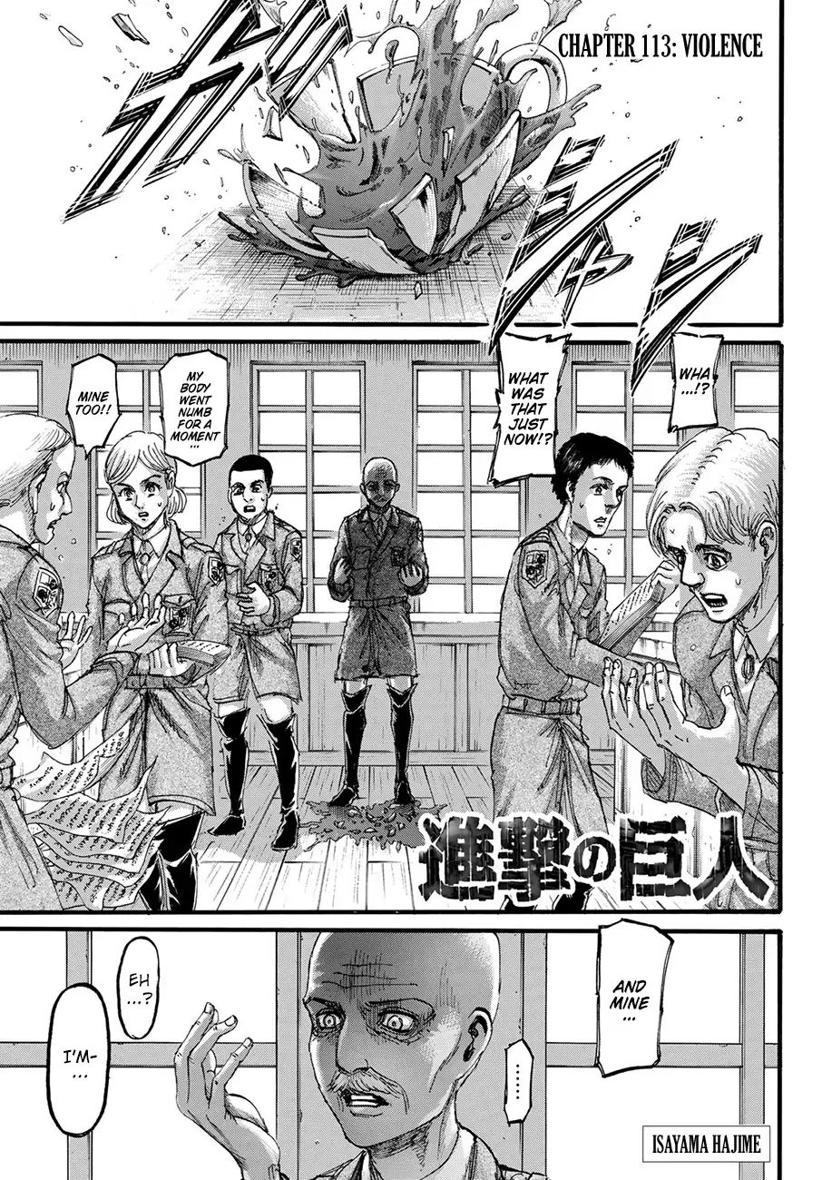 Attack on Titan Manga Manga Chapter - 113 - image 1
