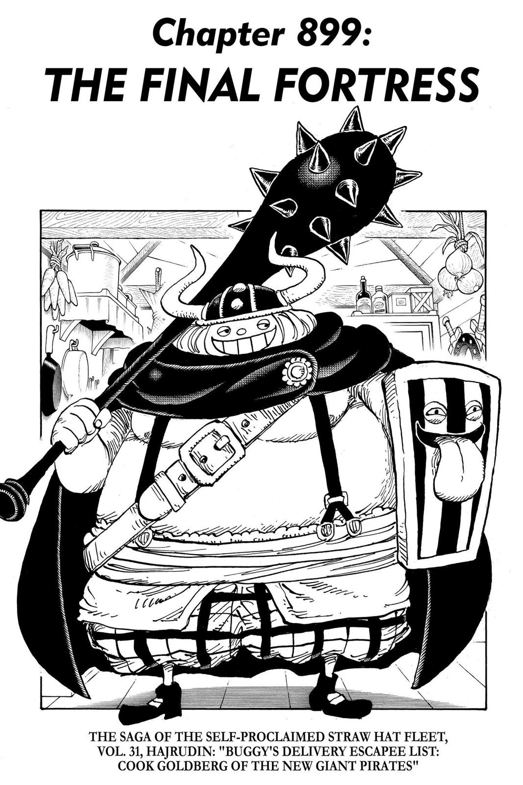 One Piece Manga Manga Chapter - 899 - image 1