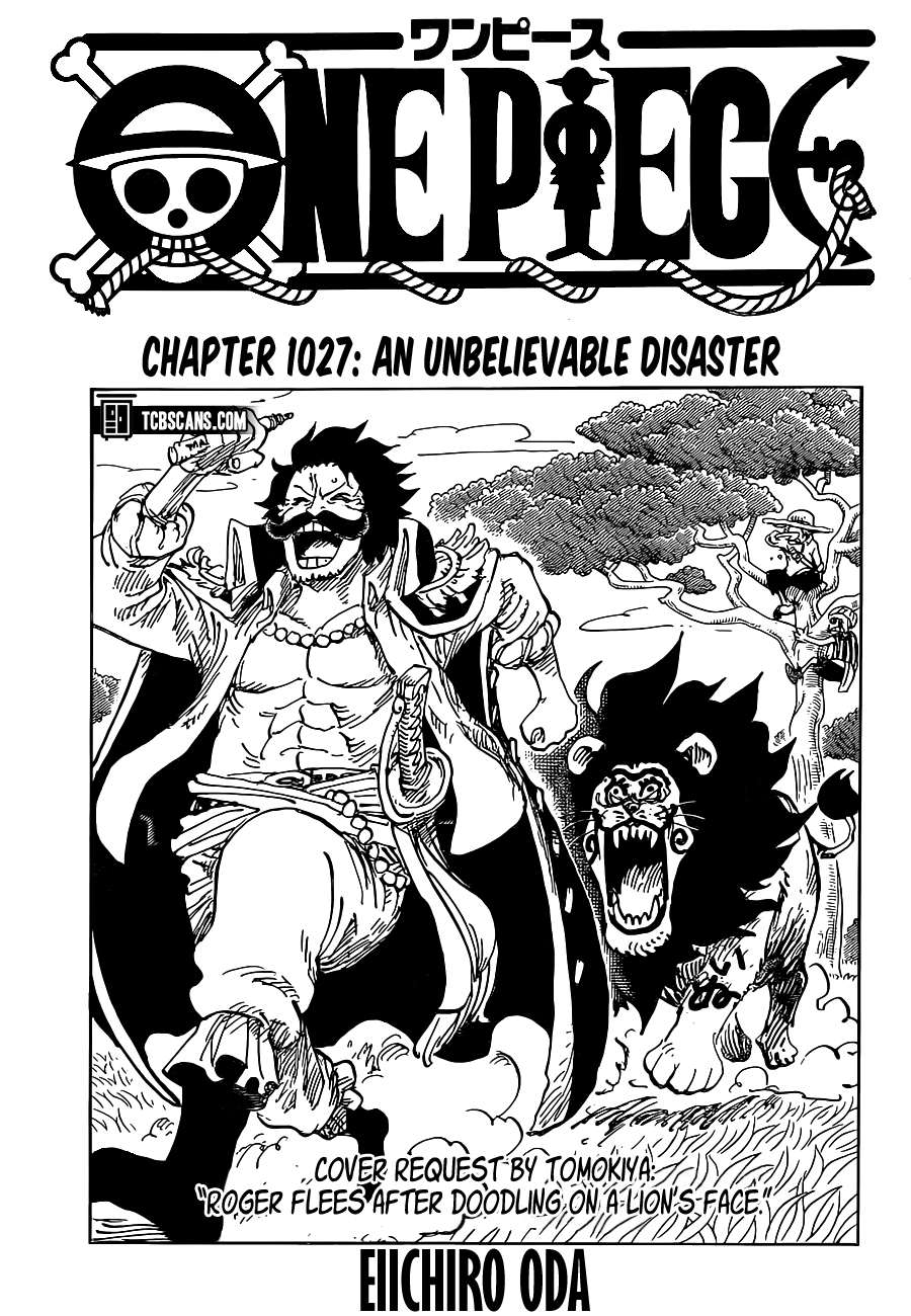 One Piece Manga Manga Chapter - 1027 - image 1