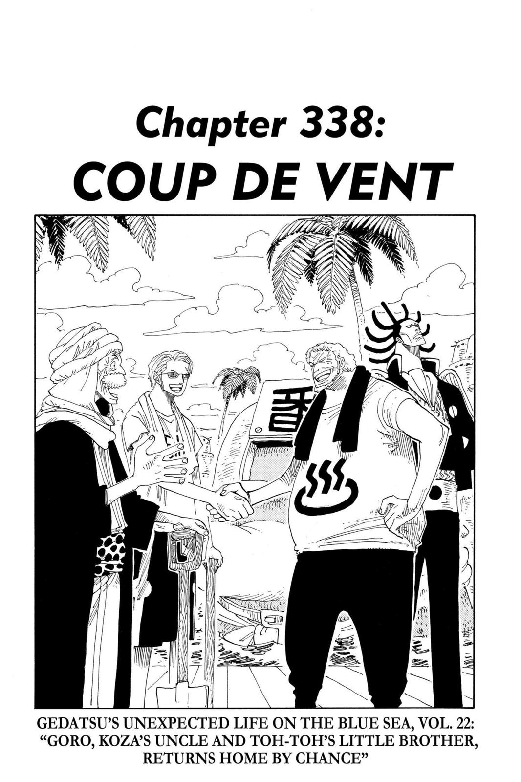 One Piece Manga Manga Chapter - 338 - image 1