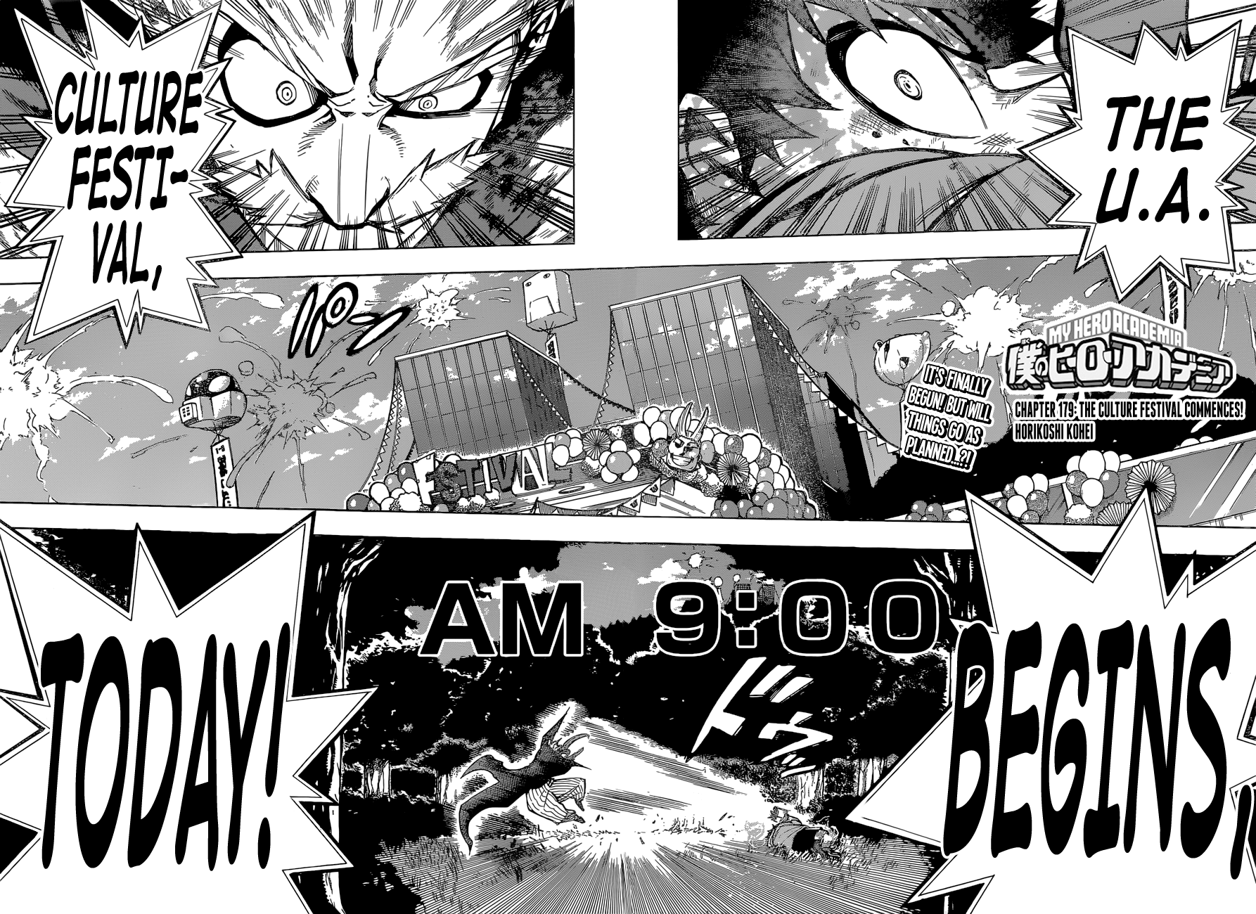 My Hero Academia Manga Manga Chapter - 179 - image 3
