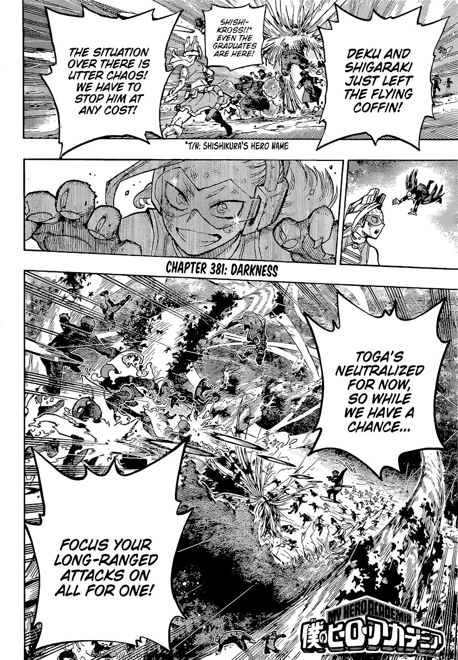 My Hero Academia Manga Manga Chapter - 381 - image 3