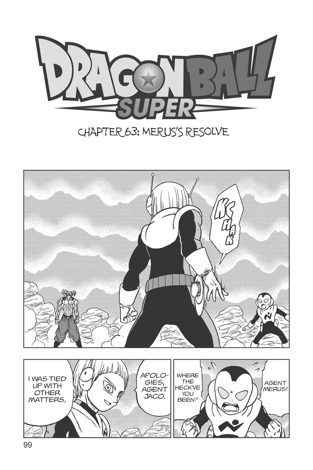 Dragon Ball Super Manga Manga Chapter - 63 - image 1
