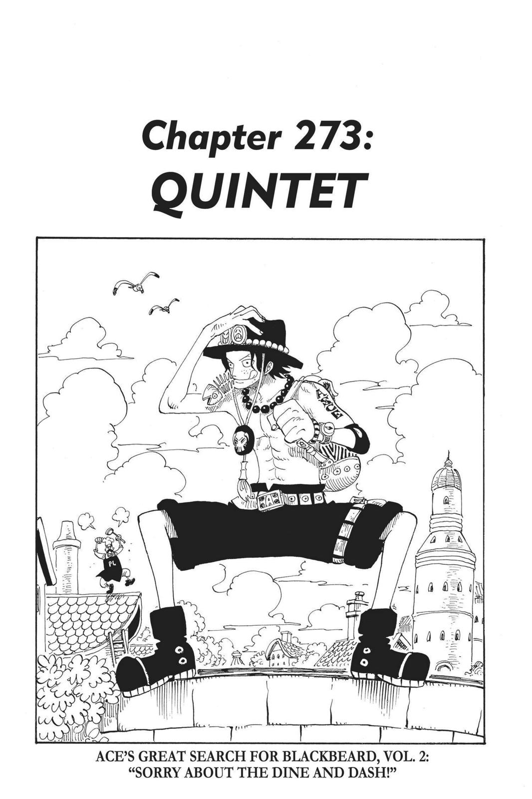 One Piece Manga Manga Chapter - 273 - image 1