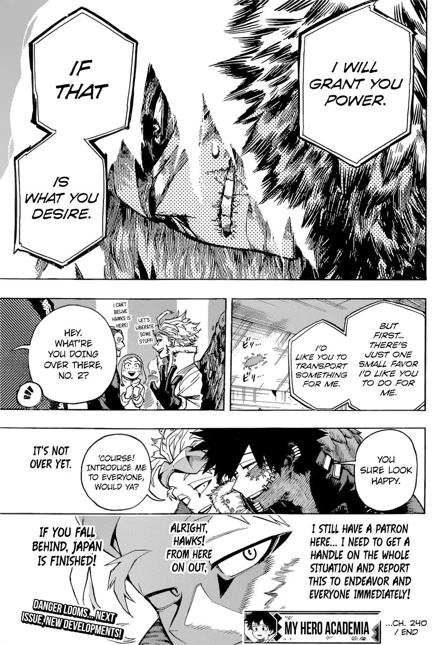 My Hero Academia Manga Manga Chapter - 240 - image 14