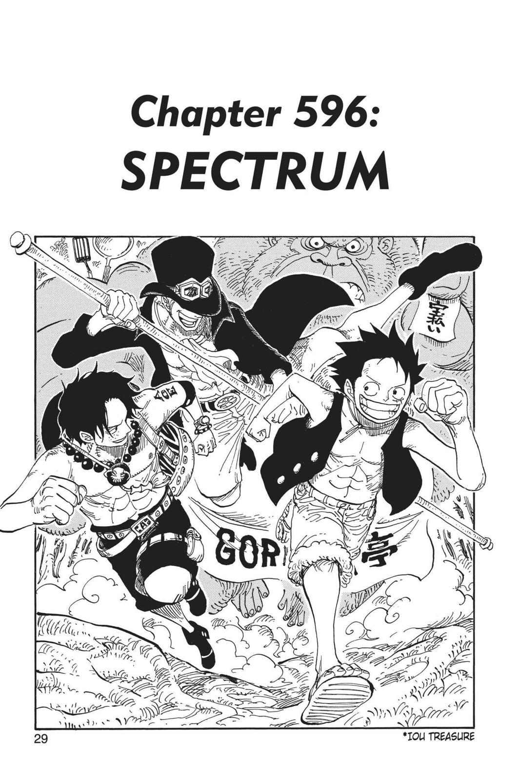 One Piece Manga Manga Chapter - 596 - image 1