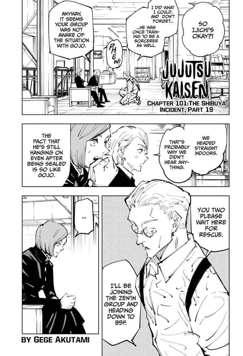 Jujutsu Kaisen Manga Chapter - 101 - image 1