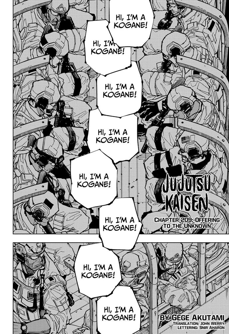 Jujutsu Kaisen Manga Chapter - 209 - image 3