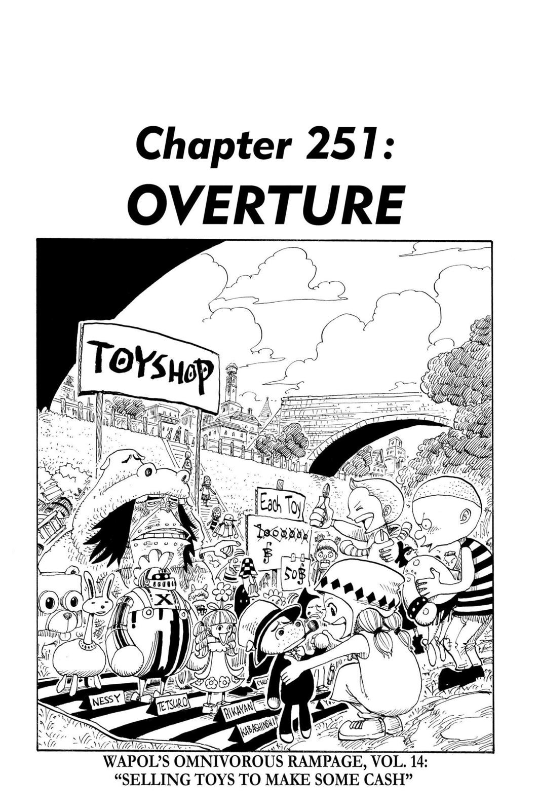 One Piece Manga Manga Chapter - 251 - image 1
