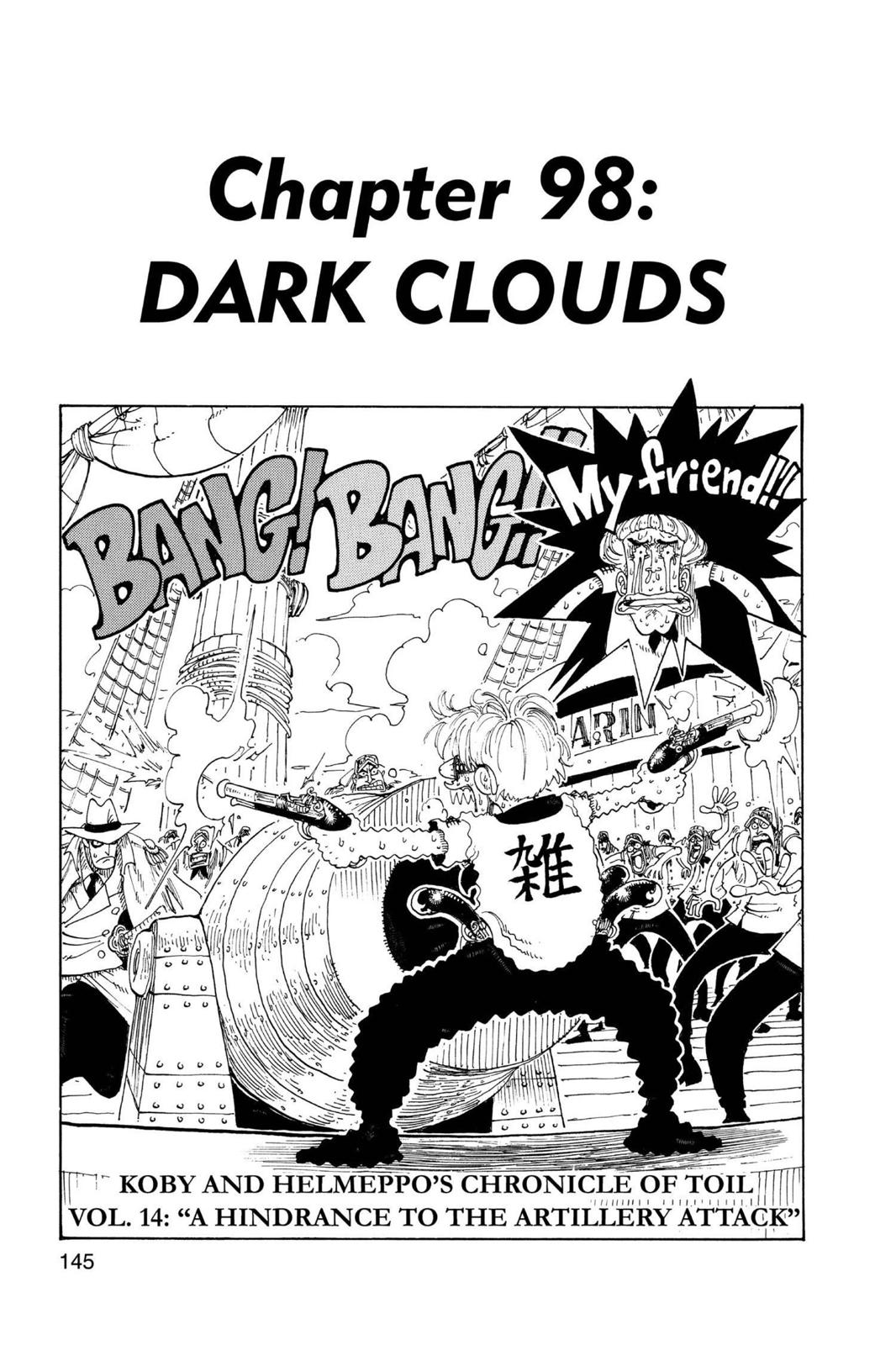 One Piece Manga Manga Chapter - 98 - image 1