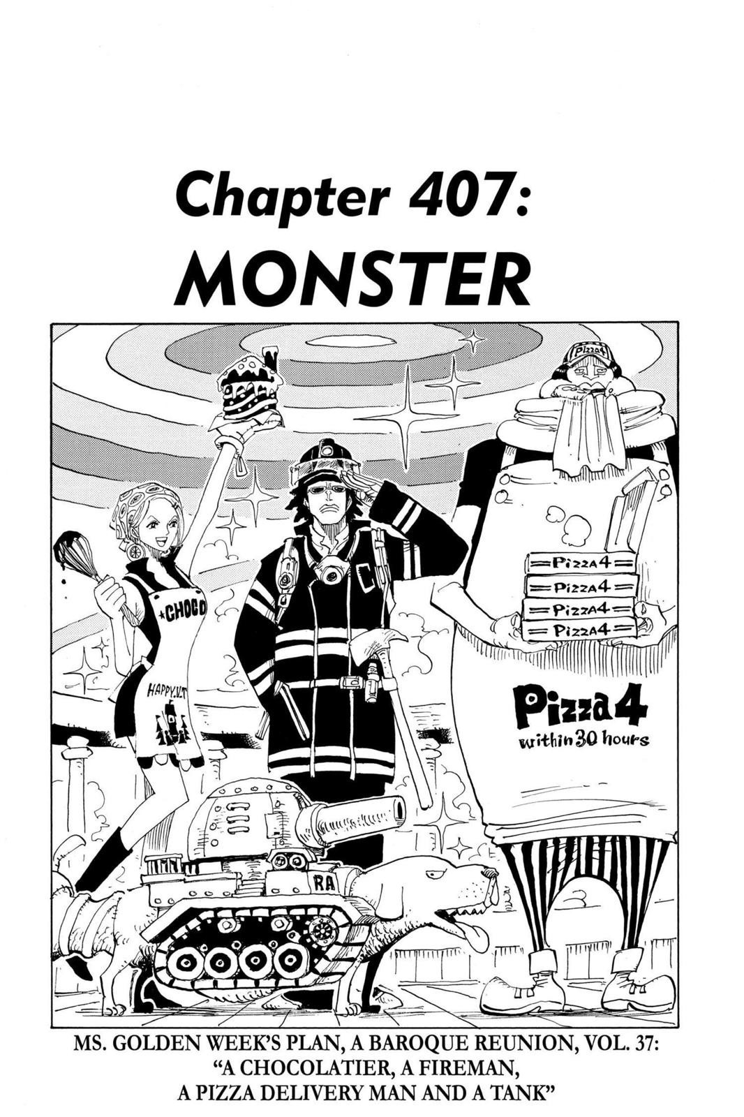One Piece Manga Manga Chapter - 407 - image 1