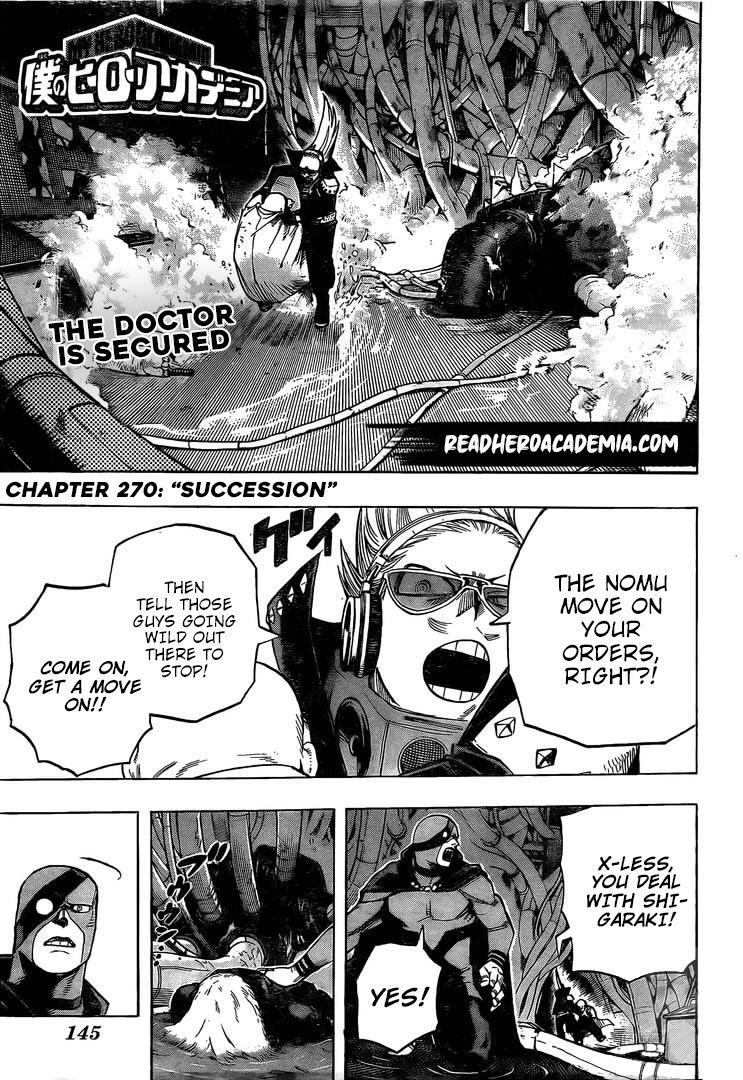 My Hero Academia Manga Manga Chapter - 270 - image 1