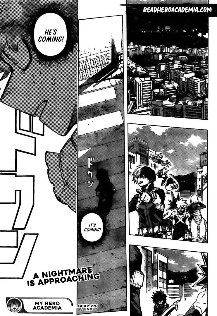 My Hero Academia Manga Manga Chapter - 270 - image 19