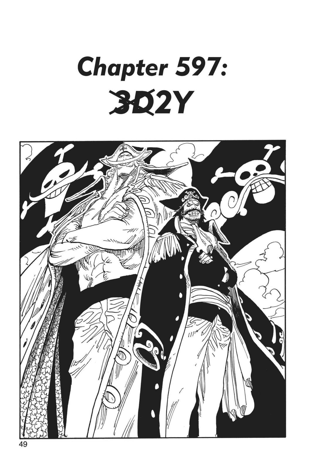 One Piece Manga Manga Chapter - 597 - image 1