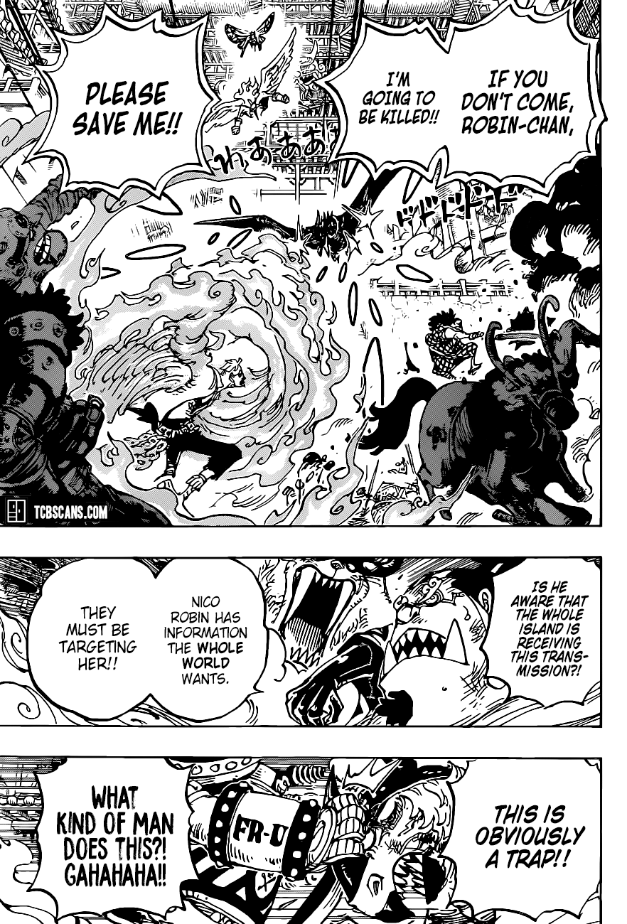 One Piece Manga Manga Chapter - 1005 - image 8