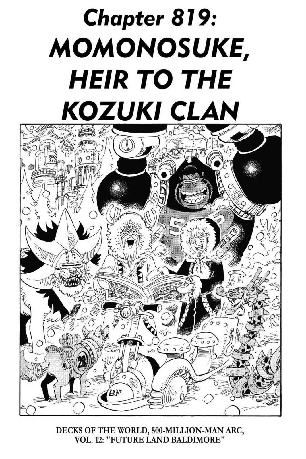 One Piece Manga Manga Chapter - 819 - image 1