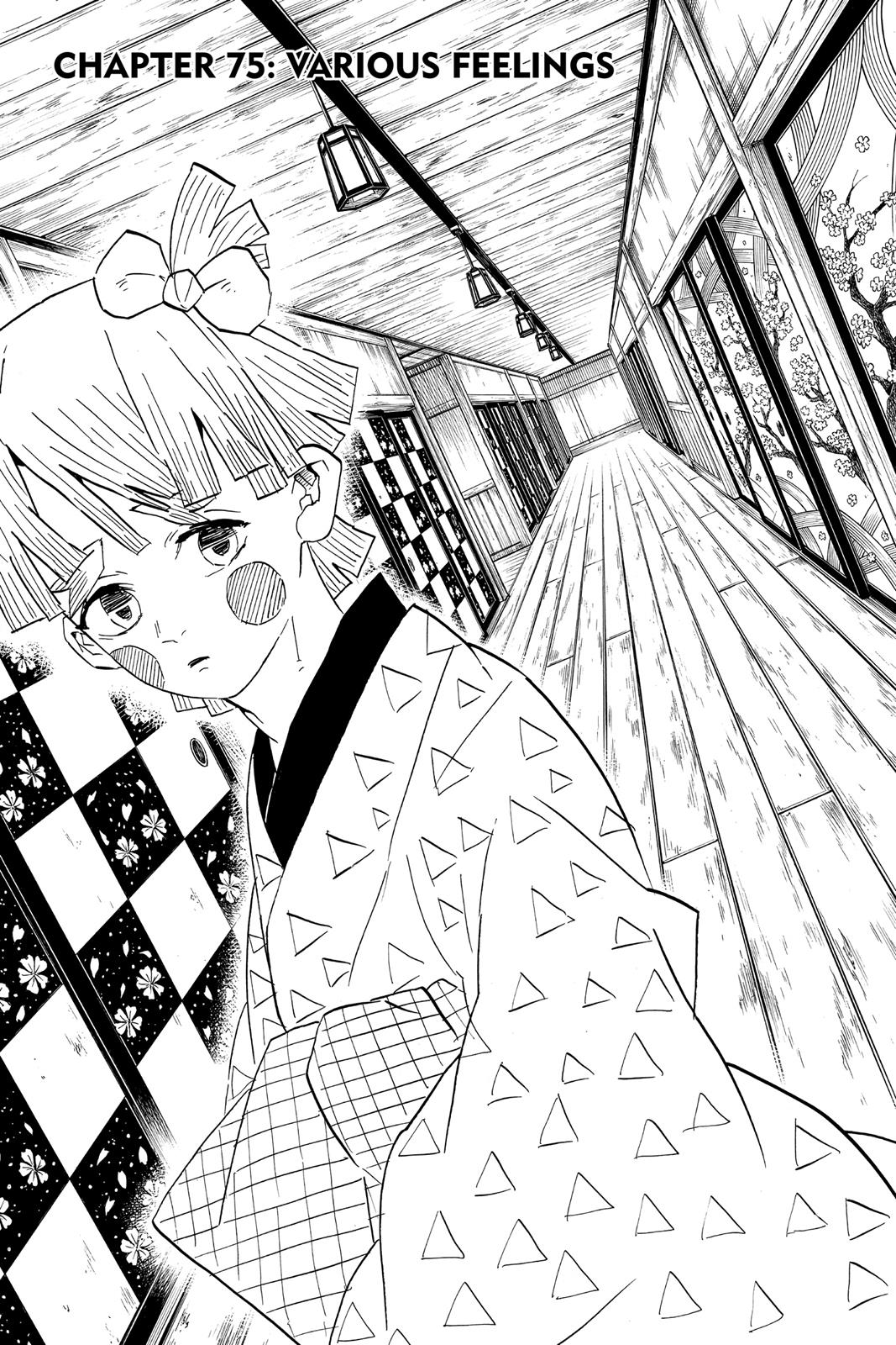 Demon Slayer Manga Manga Chapter - 75 - image 1