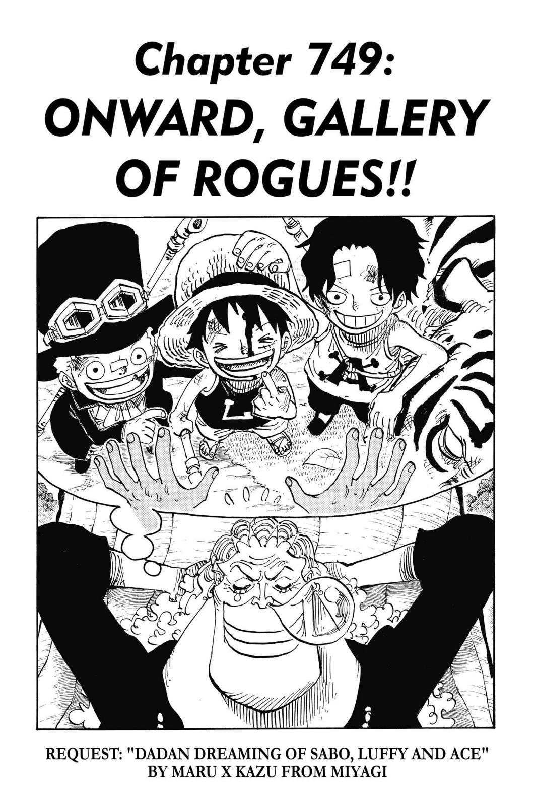 One Piece Manga Manga Chapter - 749 - image 1
