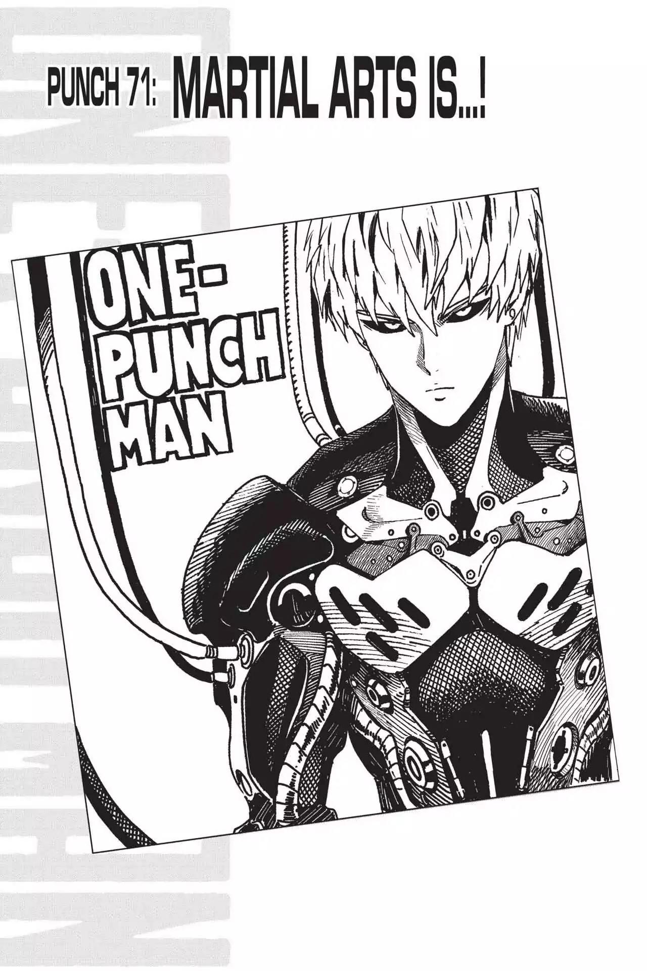One Punch Man Manga Manga Chapter - 71 - image 1
