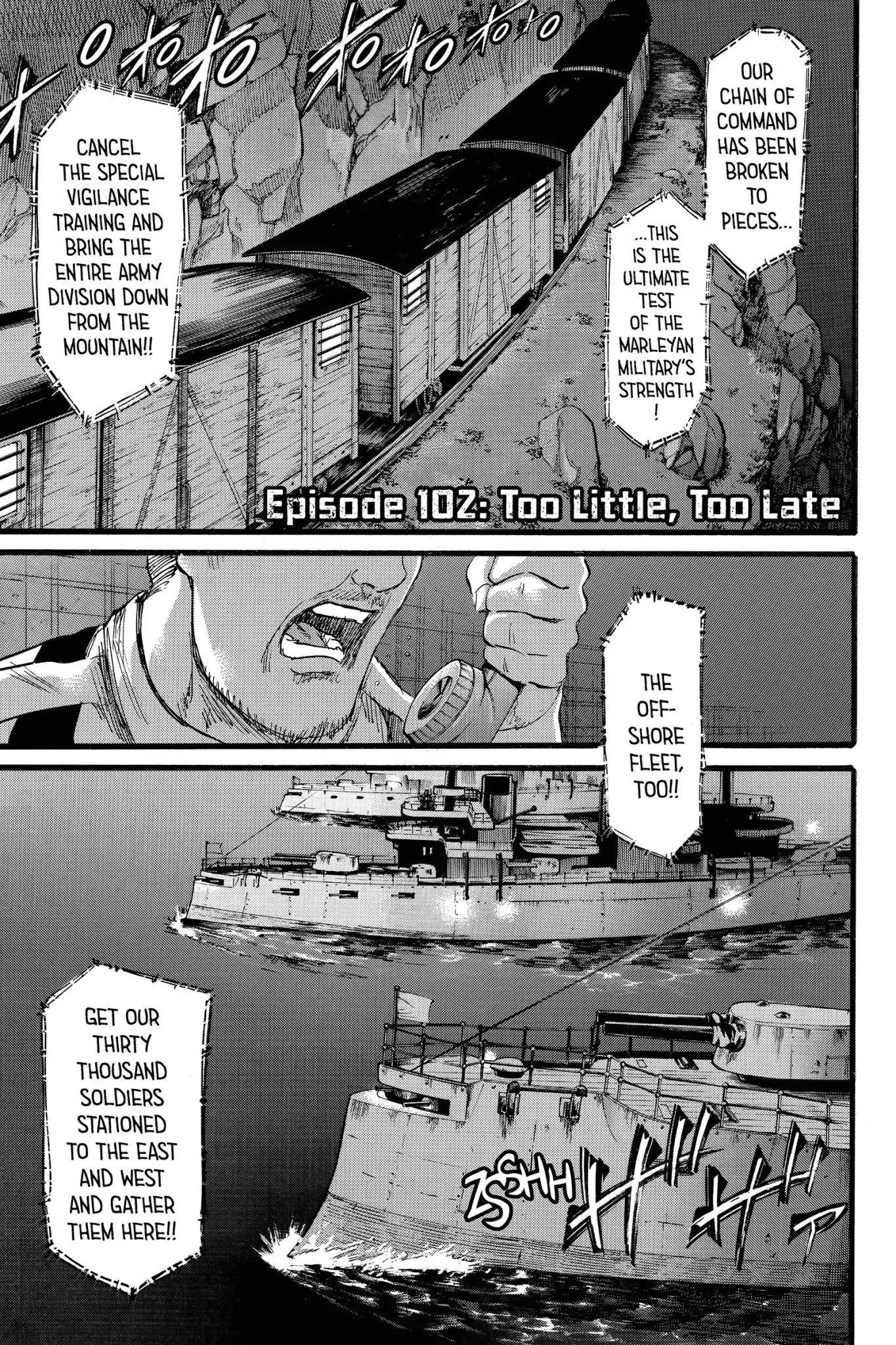 Attack on Titan Manga Manga Chapter - 102 - image 1